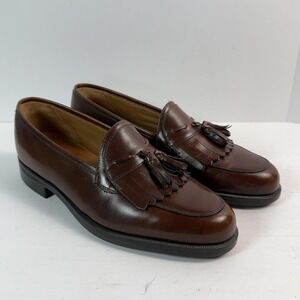 Florsheim Comfortech Shoes Mens Size 7.5 Brown Leather Tassel Loafers Dress USA
